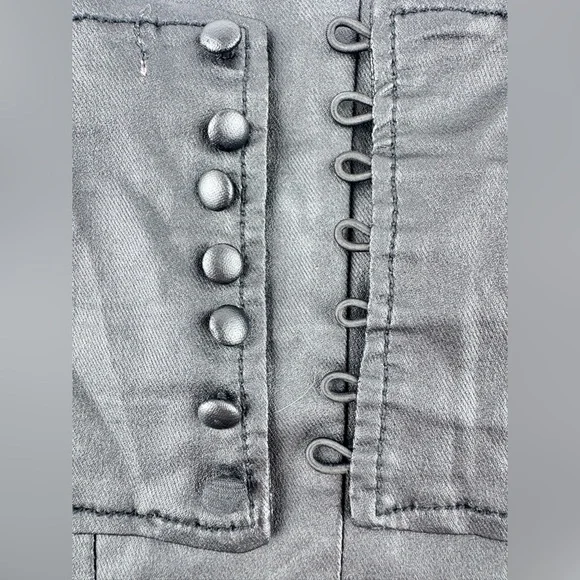 Edikted Black Faux Leather Corset Belt - Picture 4 of 7